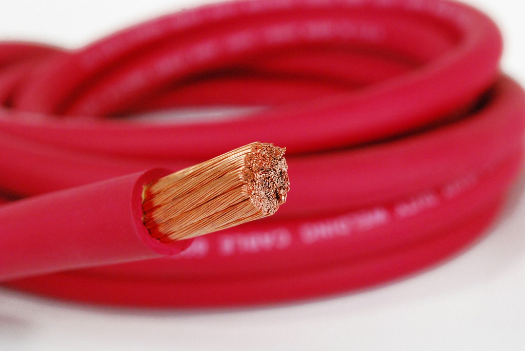 2/0 Red Welding Battery Pure Copper Flexible Cable